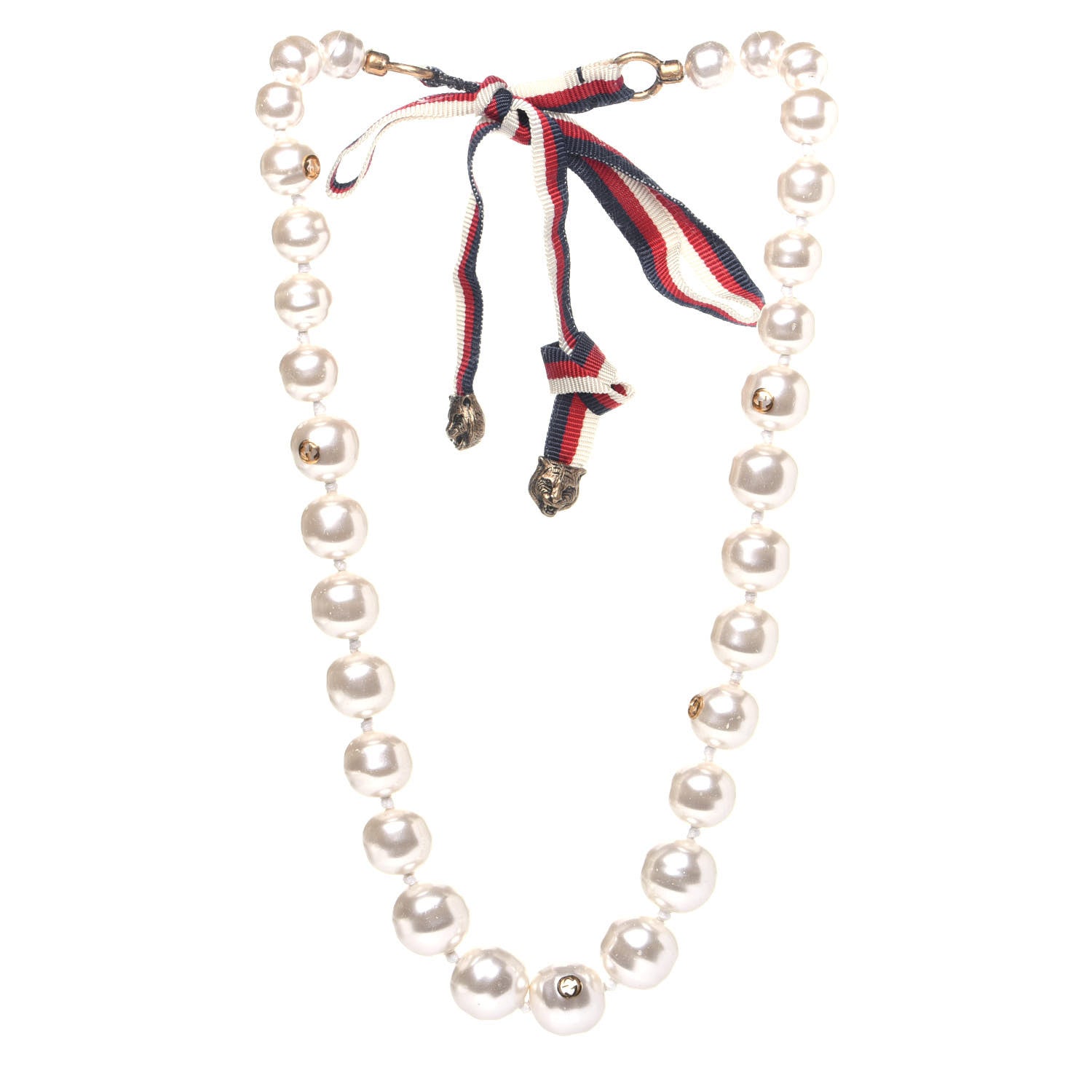 Gucci Pearl GG Sylvie Necklace 2 of 4