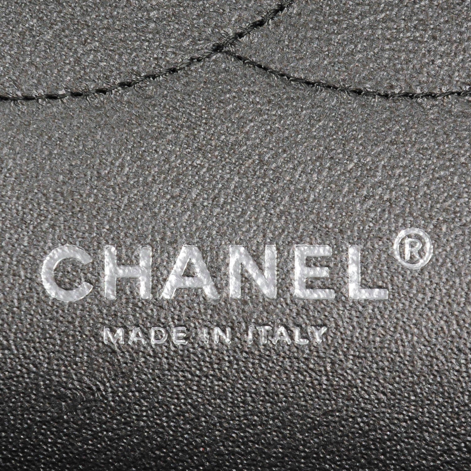 Chanel Lambskin Quilted Jumbo Double Charcoal Grey 6 of 9
