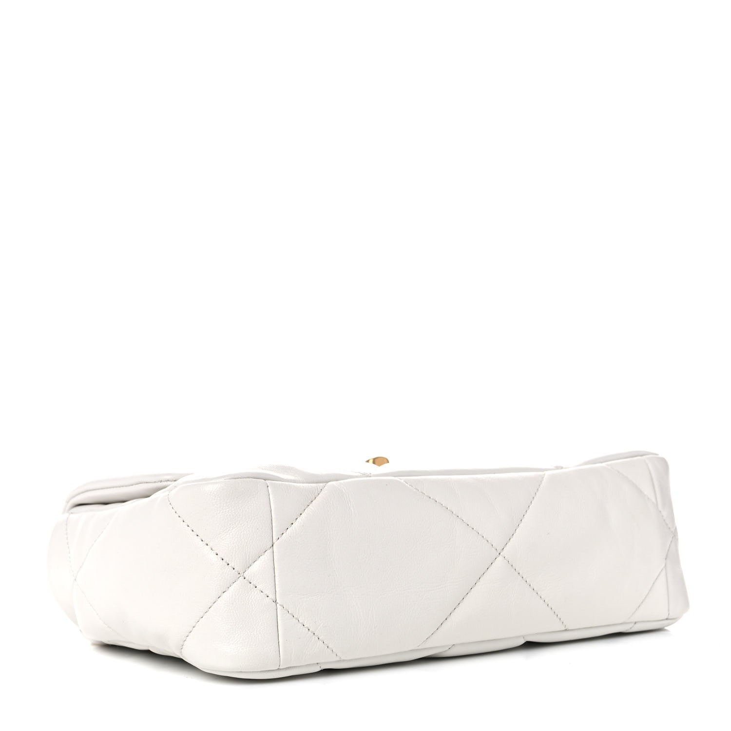 Chanel Lambskin Quilted Medium Chanel 19 Flap White 4 of 9