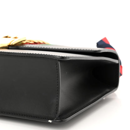 Gucci Calfskin Small Sylvie Shoulder Bag Black 10 of 14