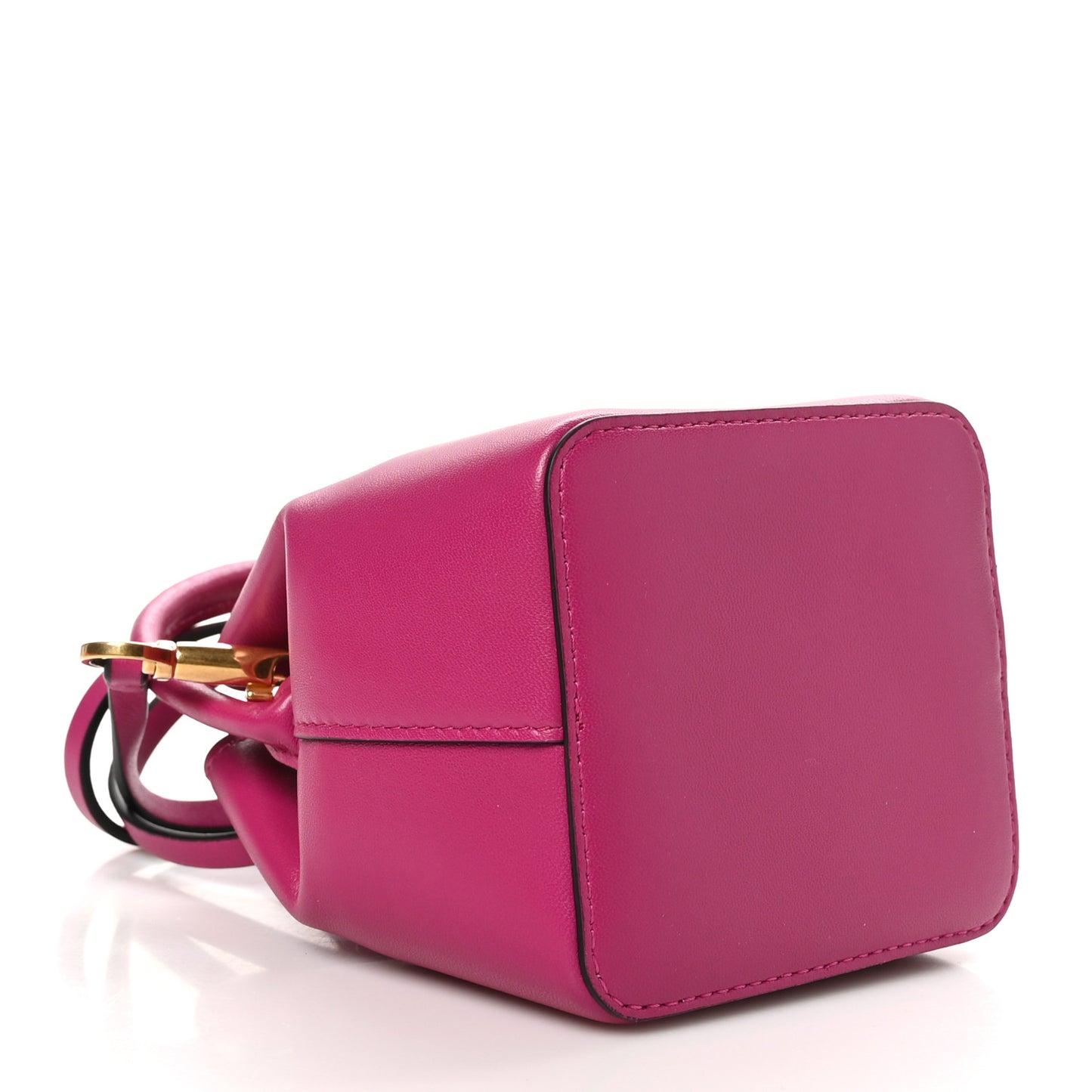 Nappa Mini Vlogo Bucket Bag Rose Violet