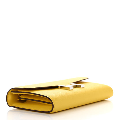 Hermes Epsom Constance Long Wallet To Go Wallet Jaune de Naples 4 of 10