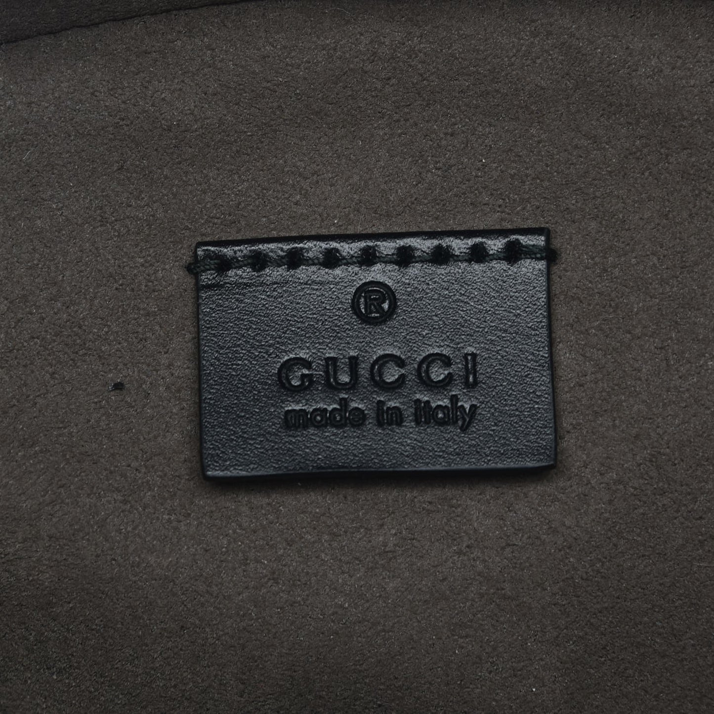 GG Supreme Monogram Medium Backpack Black