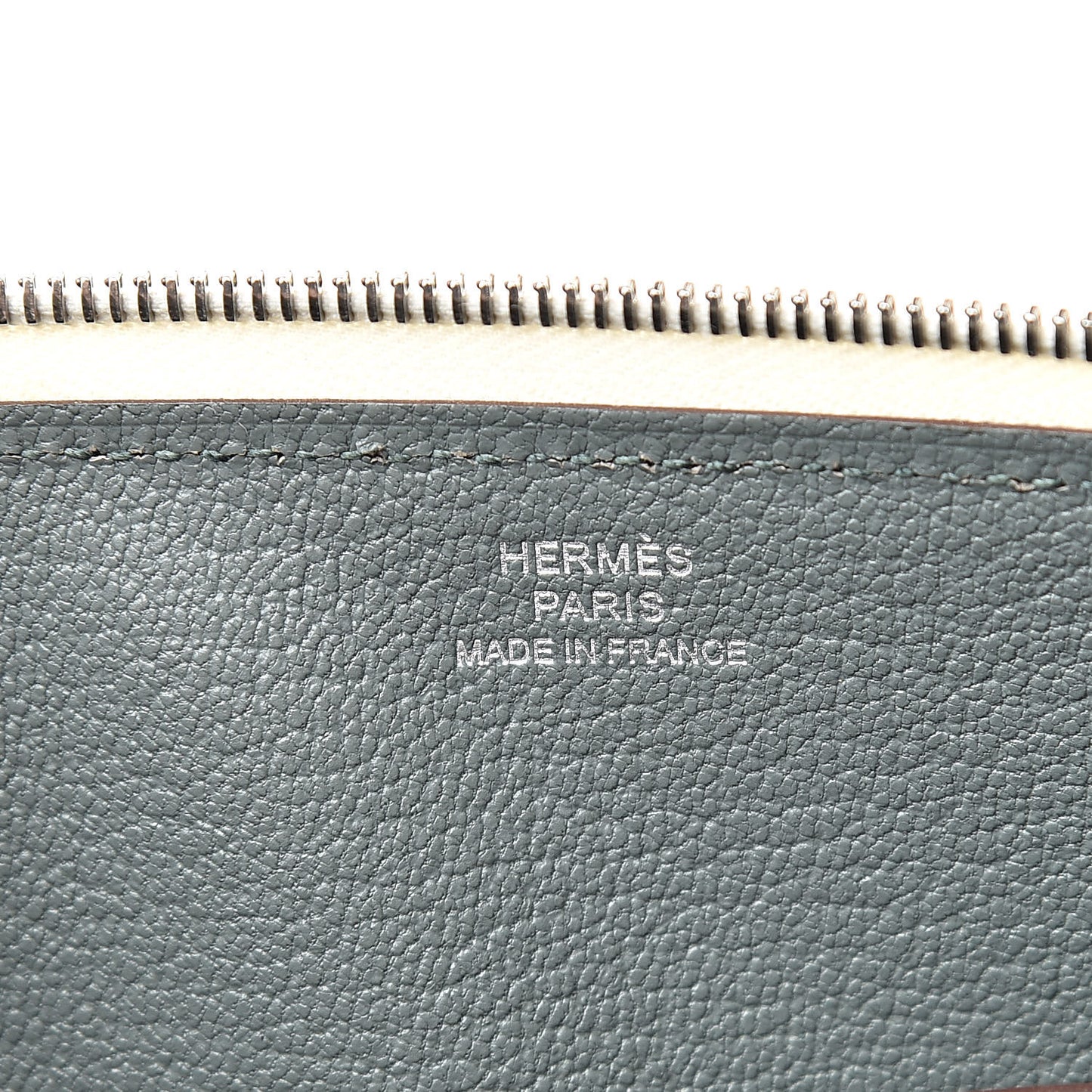 Togo Epsom Rooroo Pouch Craie Vert Amande Gris Pearl