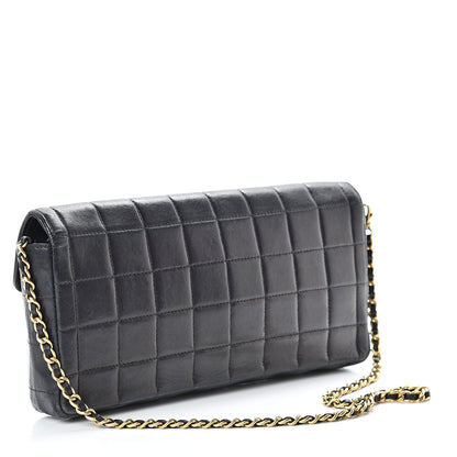Chanel Lambskin East West Chocolate Bar Flap Black 3 of 17