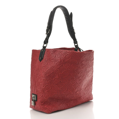 Louis Vuitton Monogram Lambskin Antheia Hobo PM Framboise 3 of 9