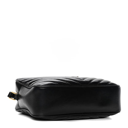 Saint Laurent Calfskin Matelasse Monogram Lou Camera Bag Black 4 of 10