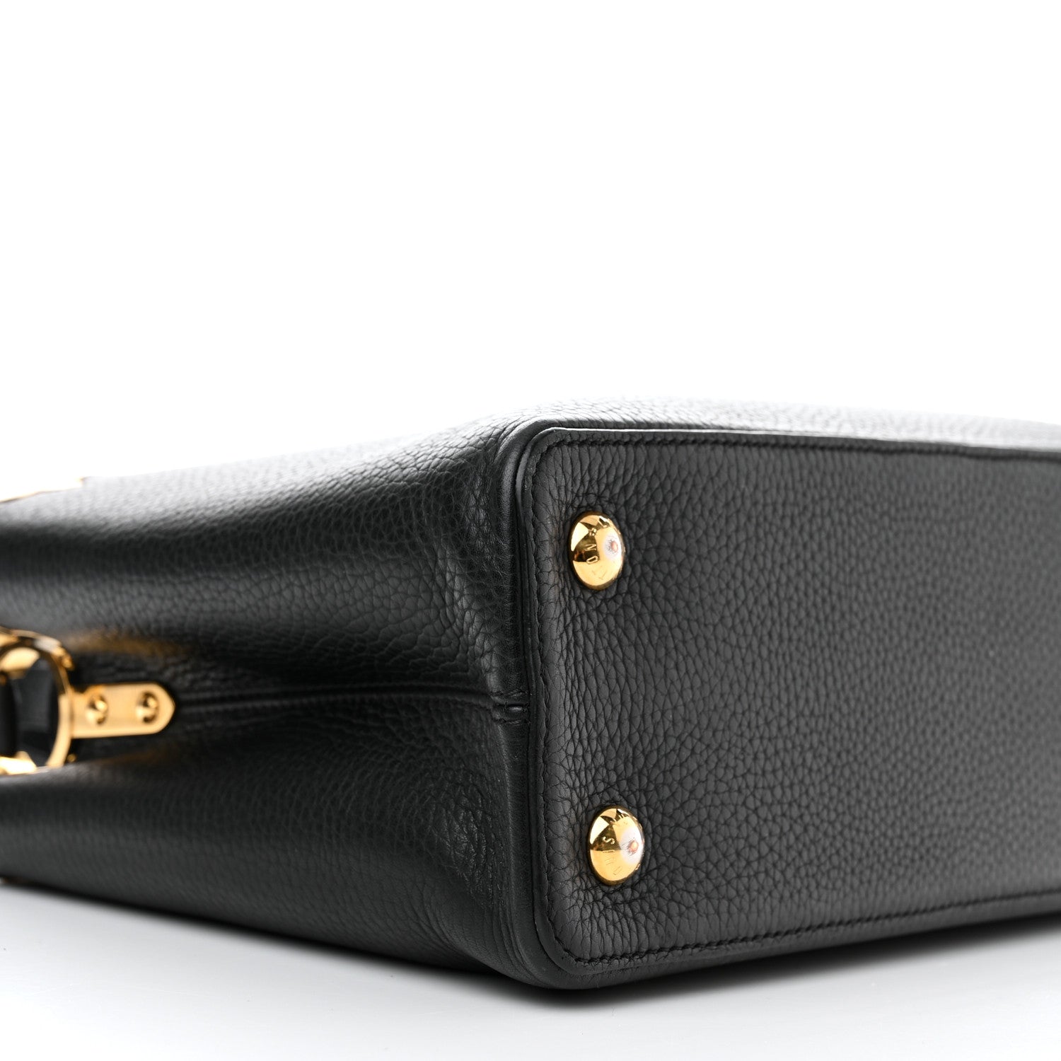 Louis Vuitton Taurillon Embellished Flower Crown Capucines PM Black 9 of 12