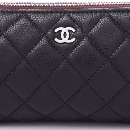Chanel Caviar Quilted Small Cosmetic Case Black 10 of 11