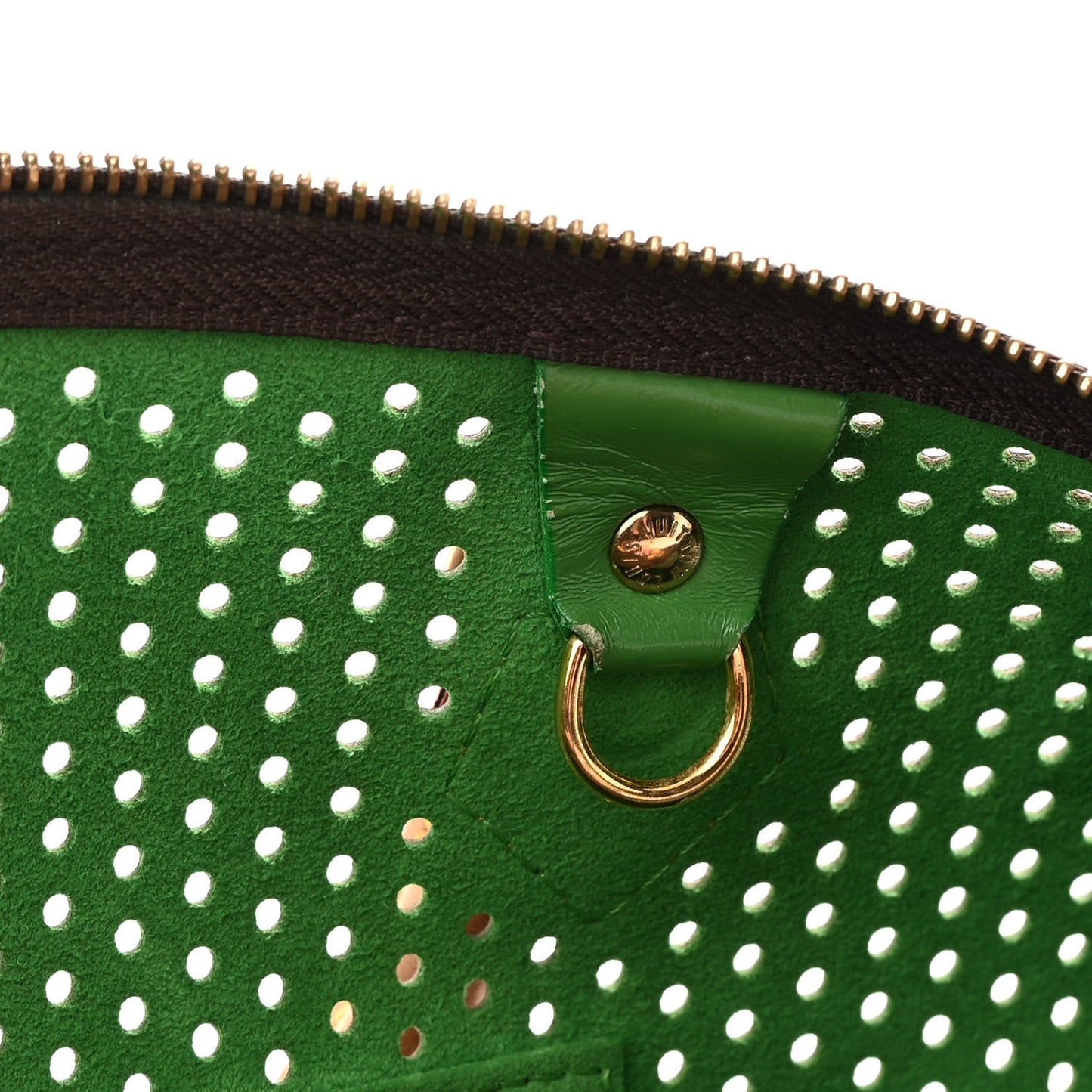 Monogram Perforated Speedy 30 Green