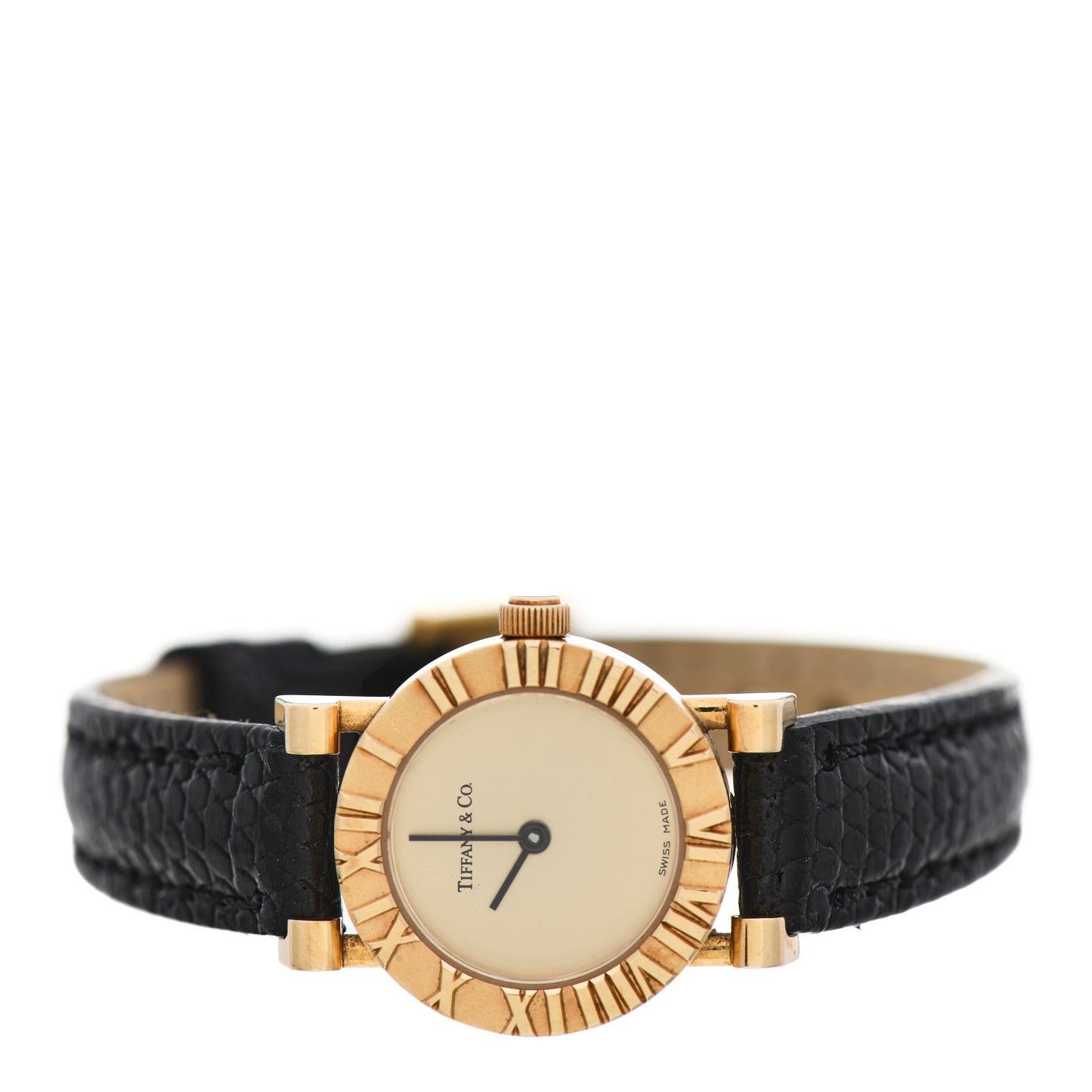 18K Yellow Gold Lizard 24mm Atlas Quartz Watch Gold