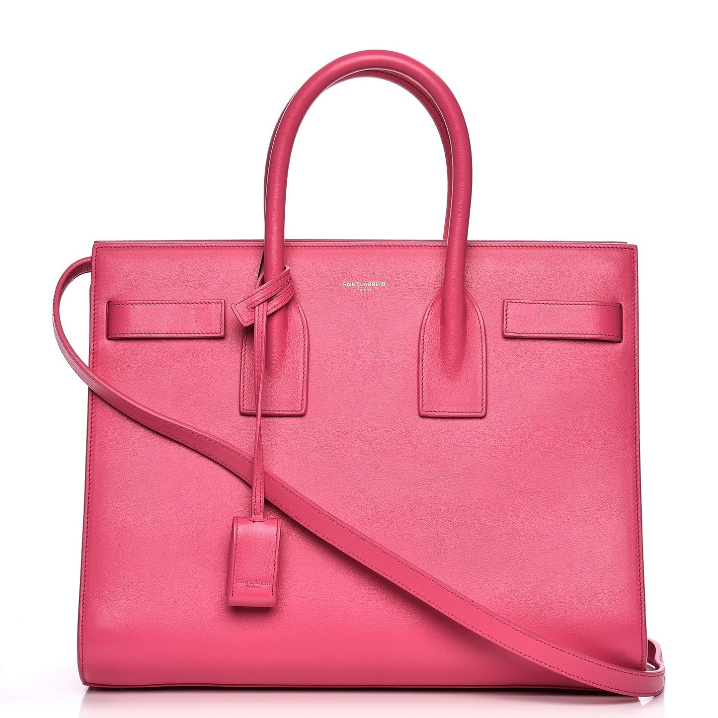 Calfskin Small Sac De Jour Lipstick Fuchsia