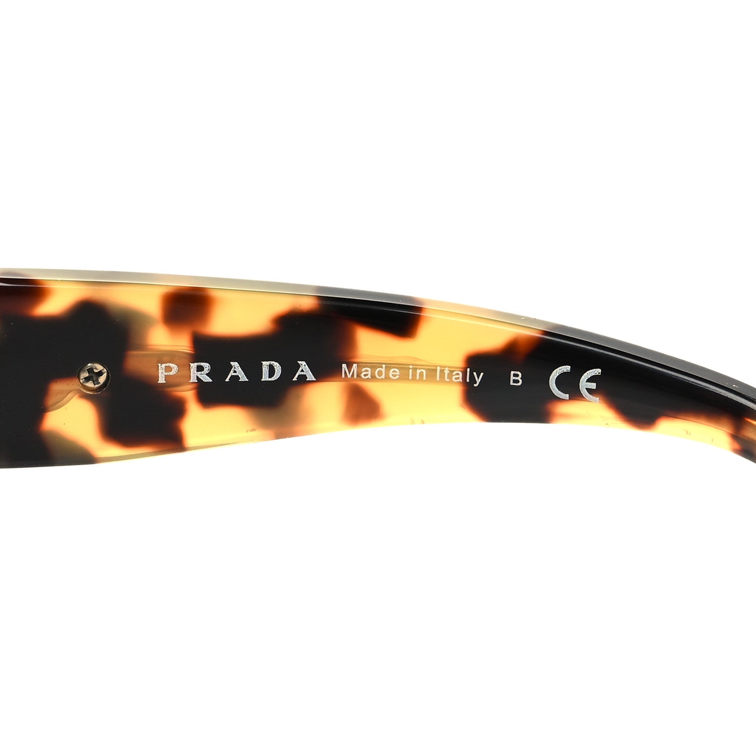 Prada Oversized Monochrome Sunglasses SPR 21X Black Tortoise 5 of 7