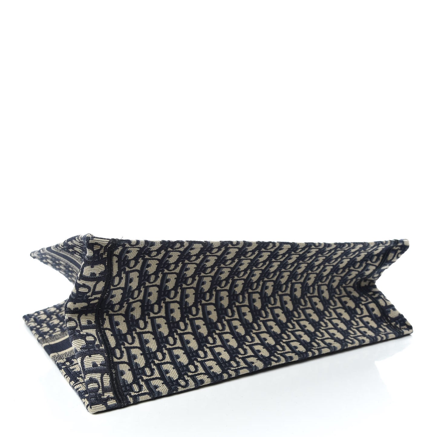 Oblique Book Tote Blue Multicolor