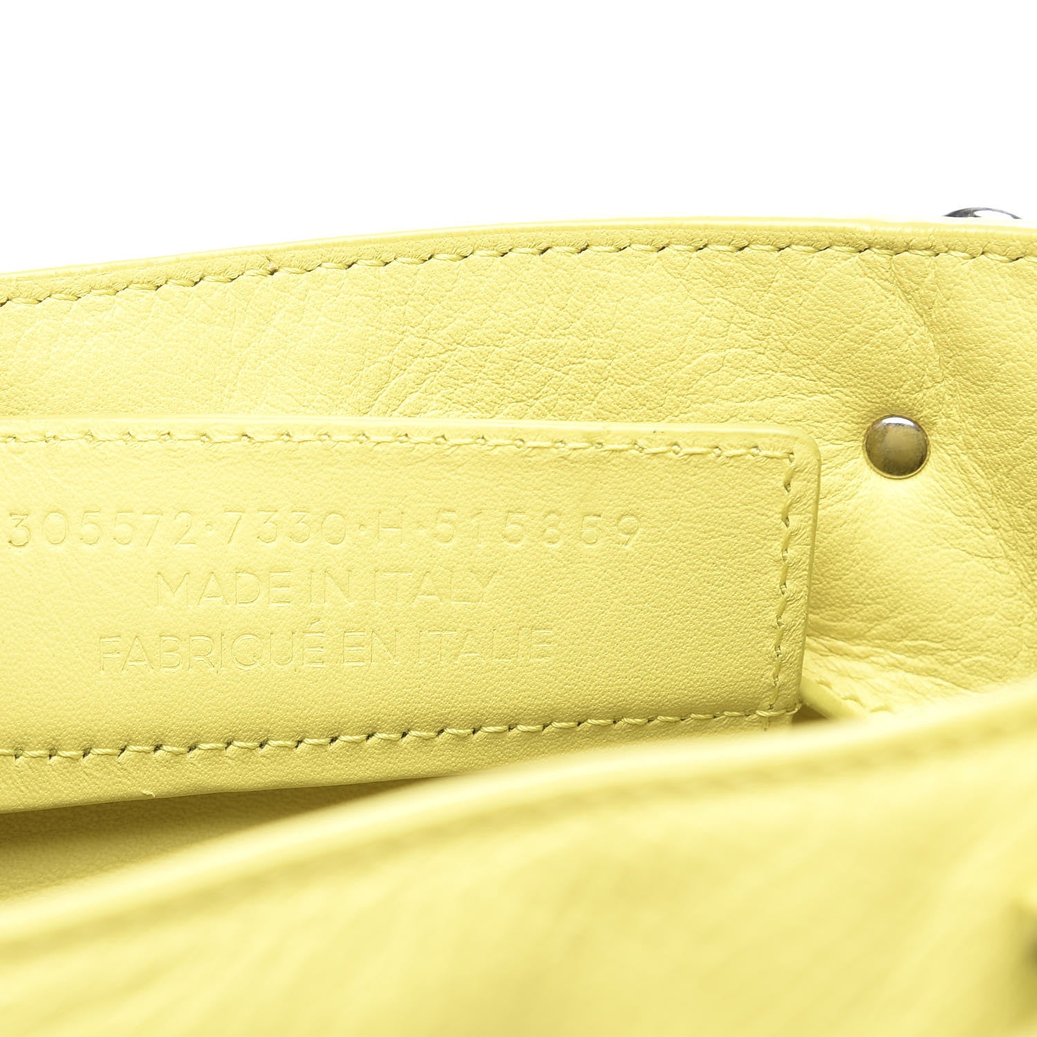 Balenciaga Calfskin Papier Mini A4 Jaune Poussin 6 of 11