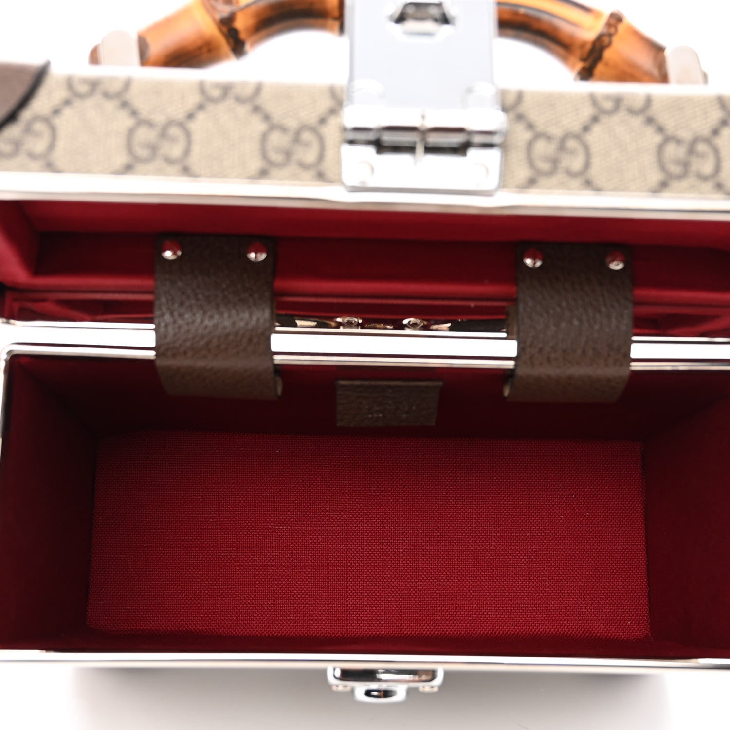 Gucci GG Supreme Monogram Globe-Trotter Beauty Case Brown 6 of 12