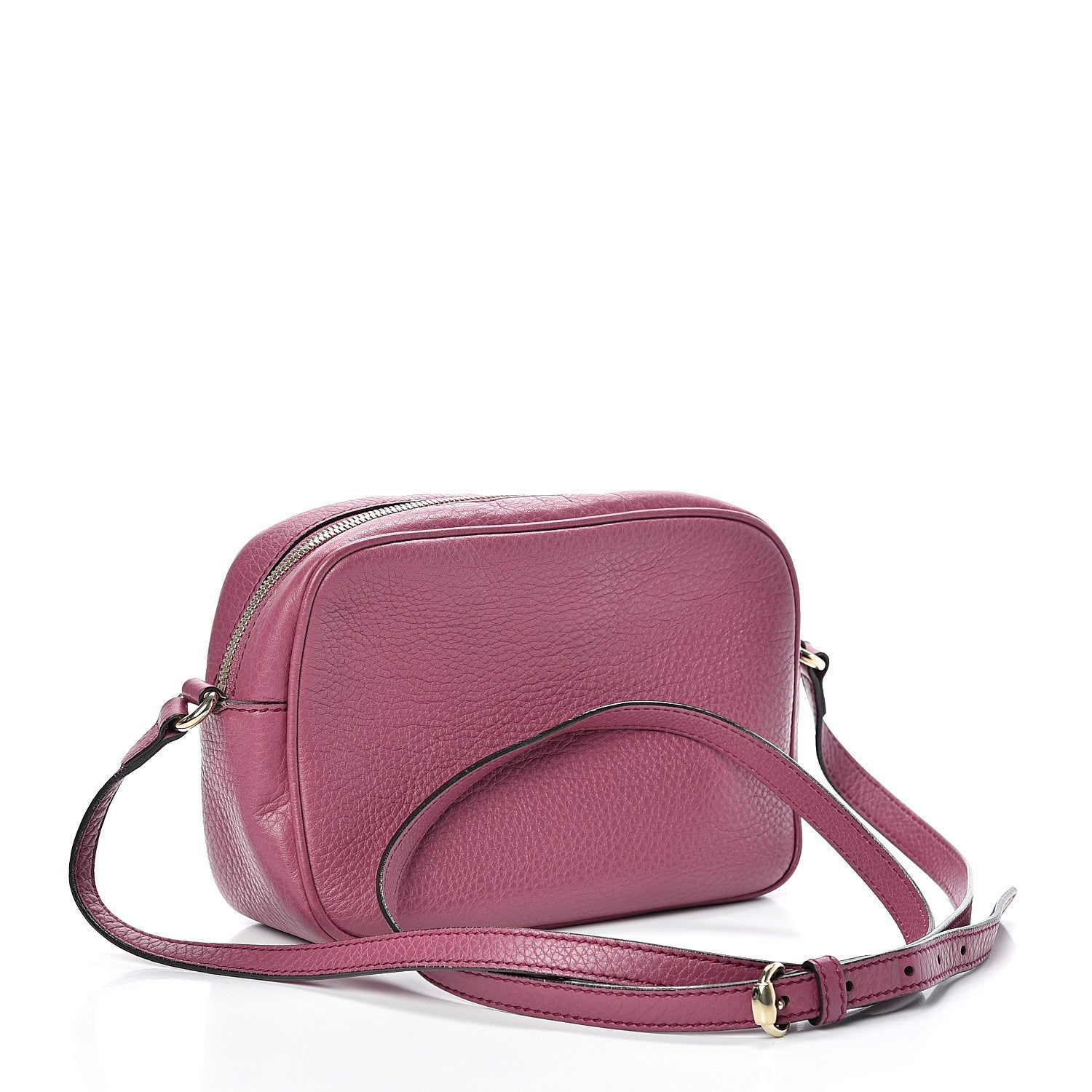 Gucci Pebbled Calfskin Small Soho Disco Bag Peonia Flower 2 of 13
