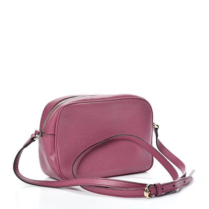 Gucci Pebbled Calfskin Small Soho Disco Bag Peonia Flower 2 of 13