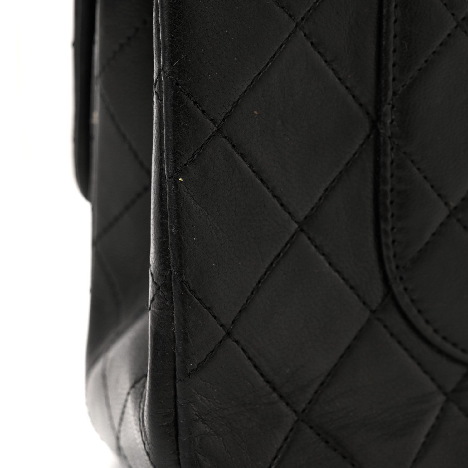 Chanel Lambskin Quilted Medium Double Flap Black 19 of 22