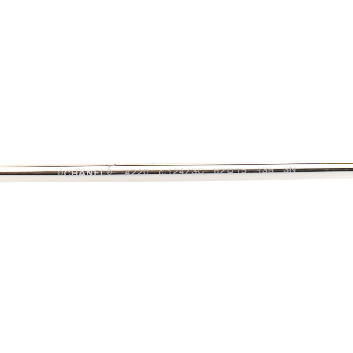 Chanel Metal Spring Round Sunglasses 4220 Silver 5 of 8