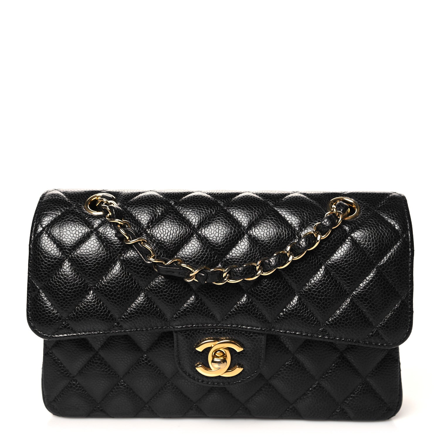 Chanel Caviar Quilted Small Double Flap Black 1 of 10