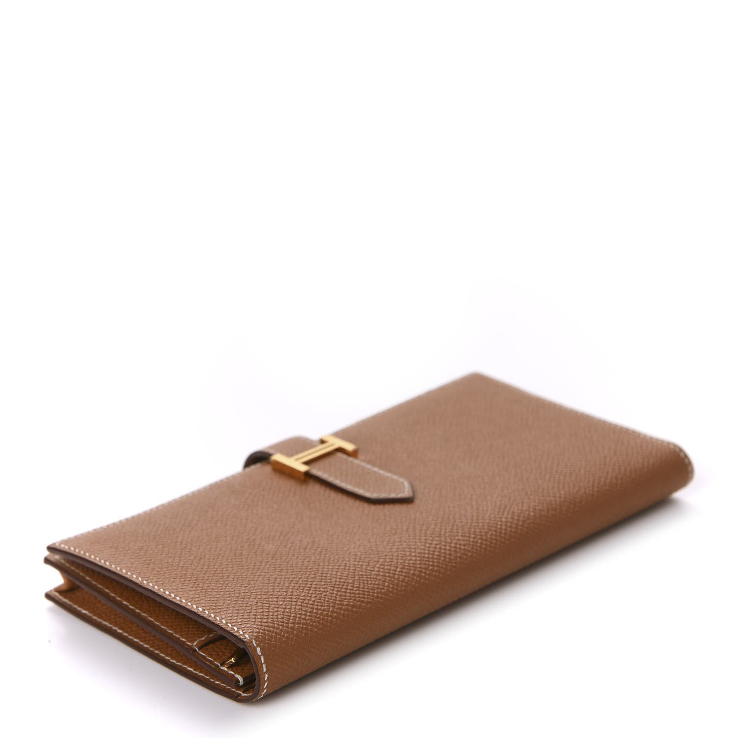 Hermes Epsom Bearn Gusset Wallet Gold 4 of 6