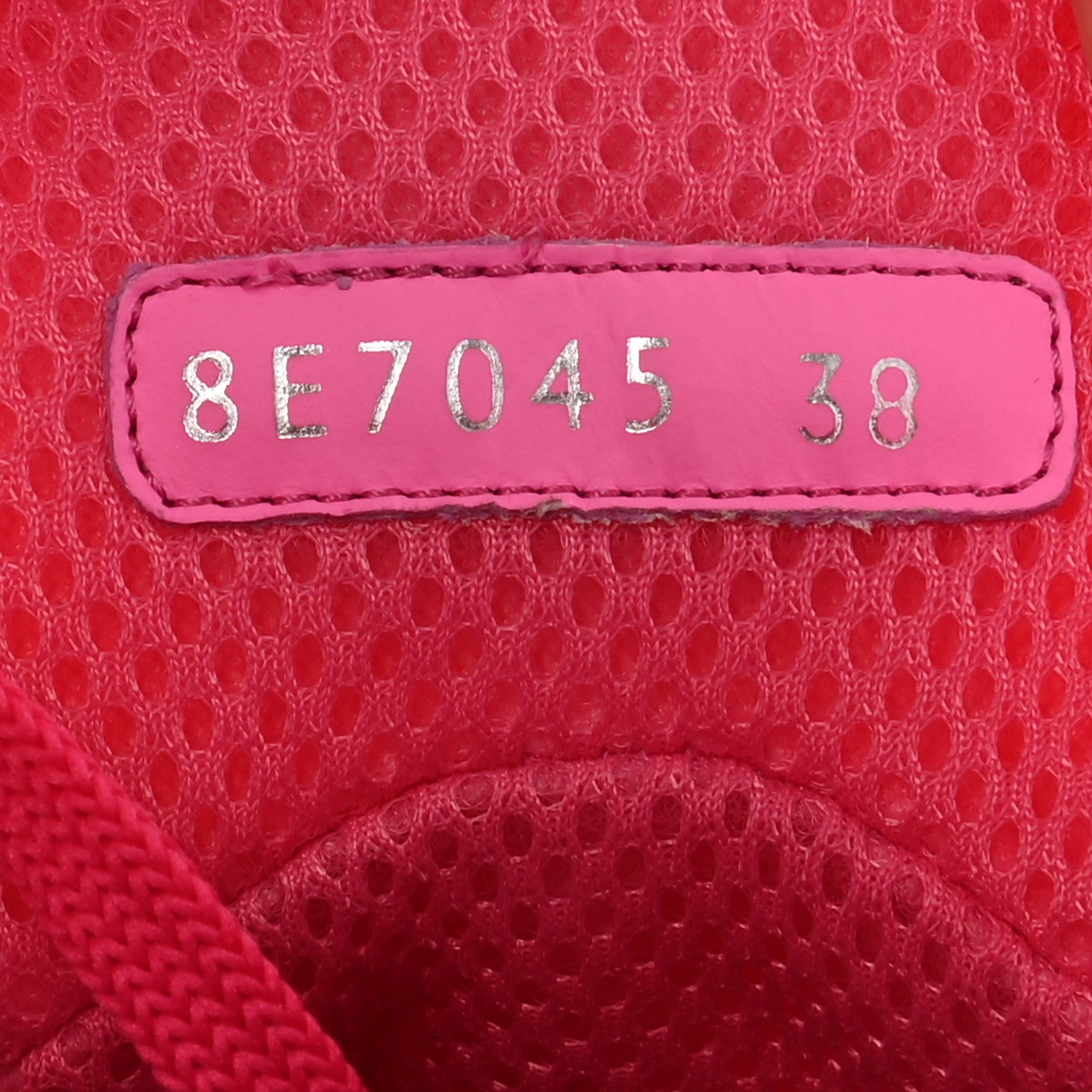 Fendi X NICKI MINAJ Lycra Macro FF Embossed Prints On High Top Sneakers 38 Pink 5 of 8