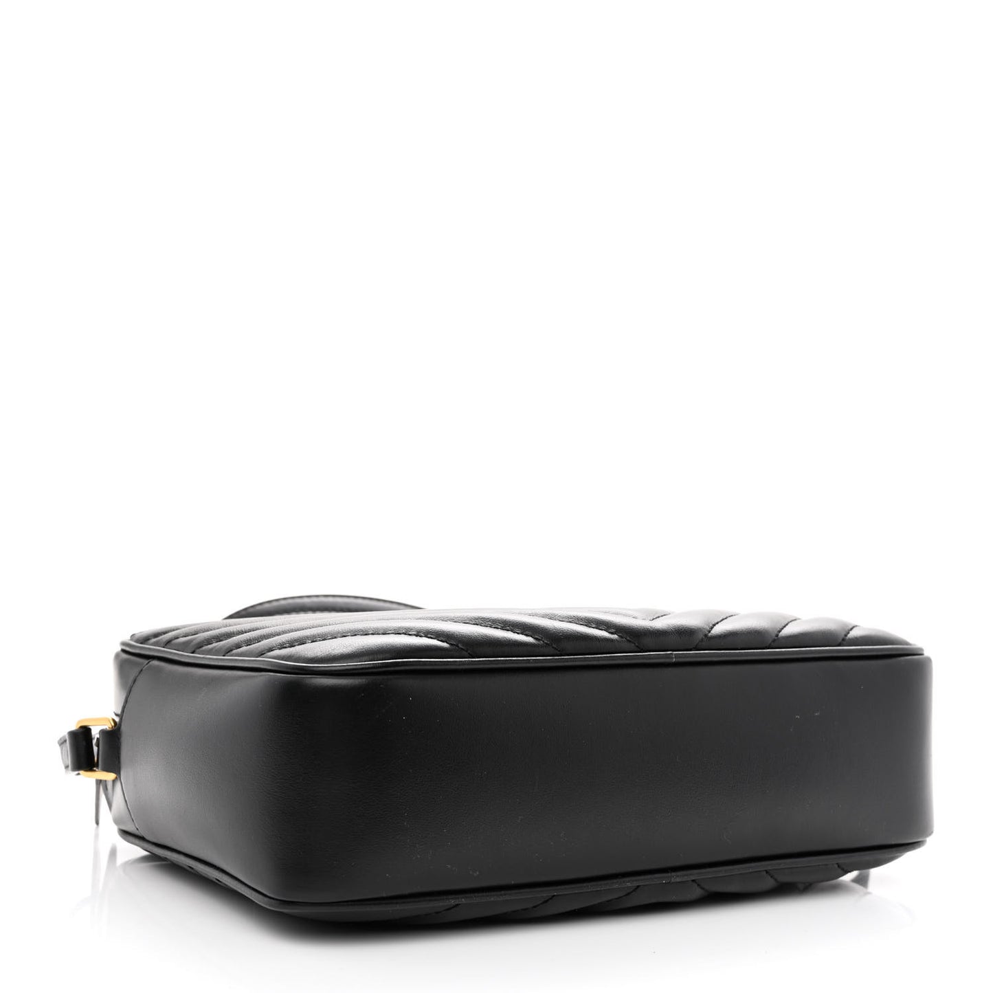 Calfskin Matelasse Monogram Lou Camera Bag Black