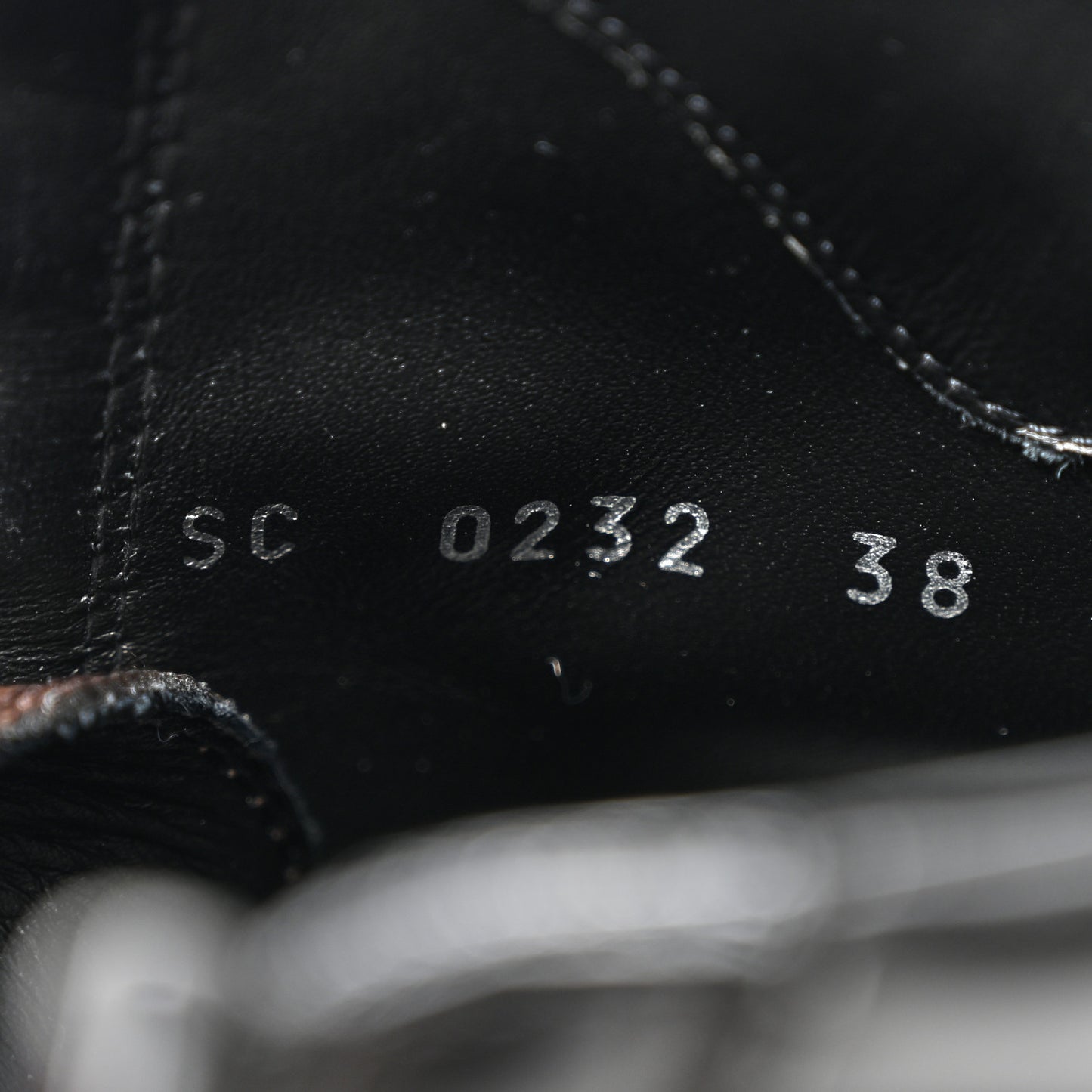 Suede Calfskin Monogram Laureate Platform Desert Boots 38 Black