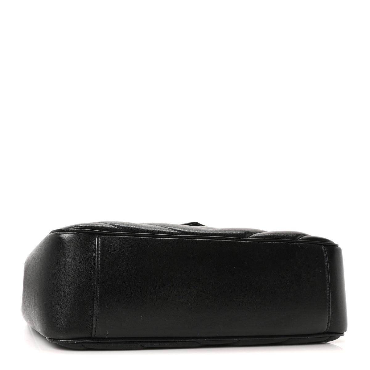 Saint Laurent Lambskin Chevron Quilted Large LouLou Black 6 of 12