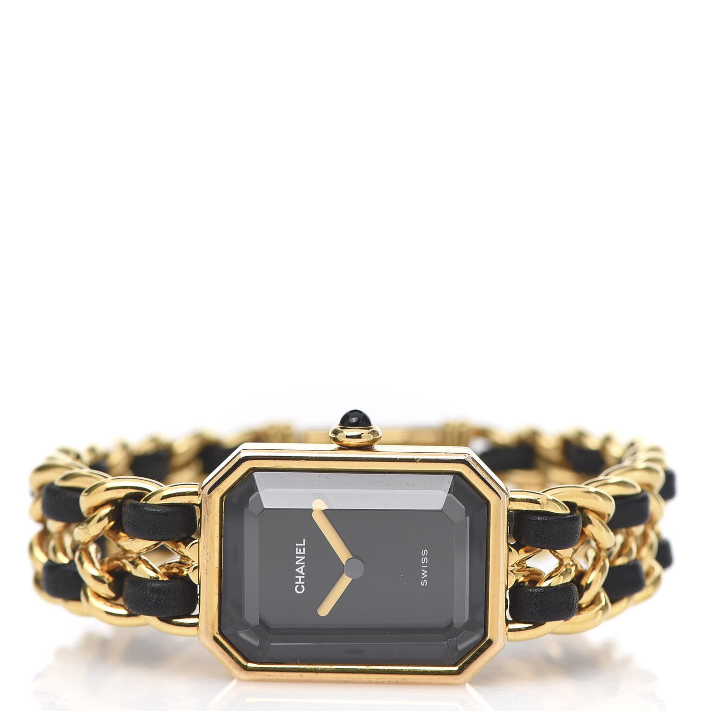 Stainless Steel Lambskin 20mm Chain Premiere Quartz Watch Gold M