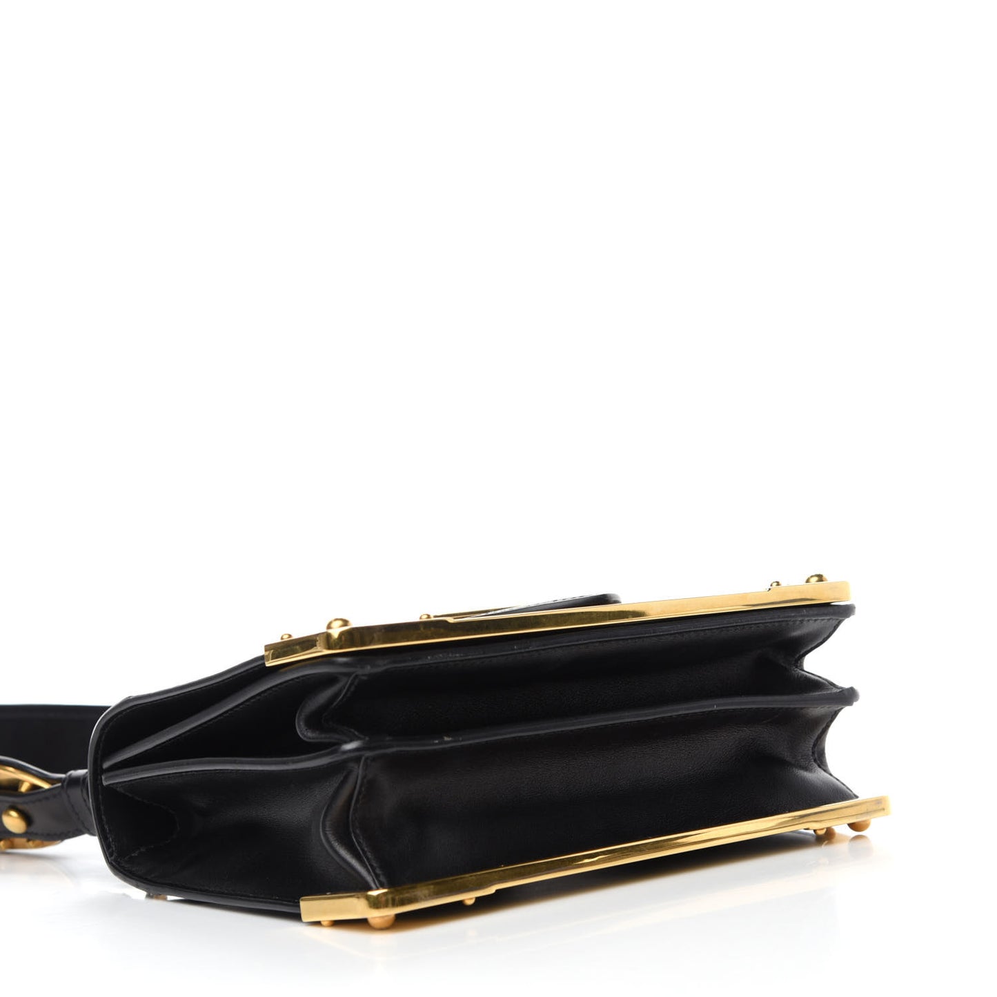 City Calfskin Saffiano Cahier Bag Black