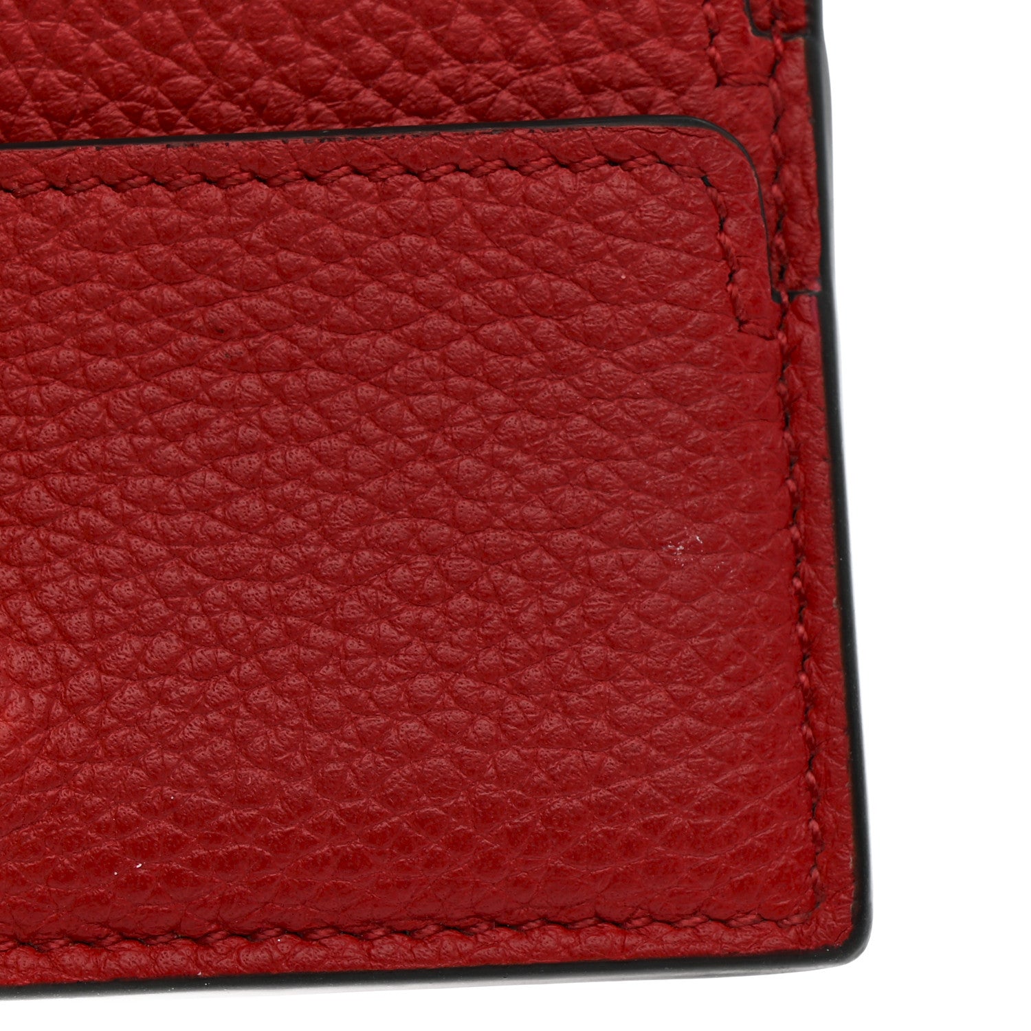 Alexander McQueen Calfskin Skull Card Holder Scarlet Red 8 of 8