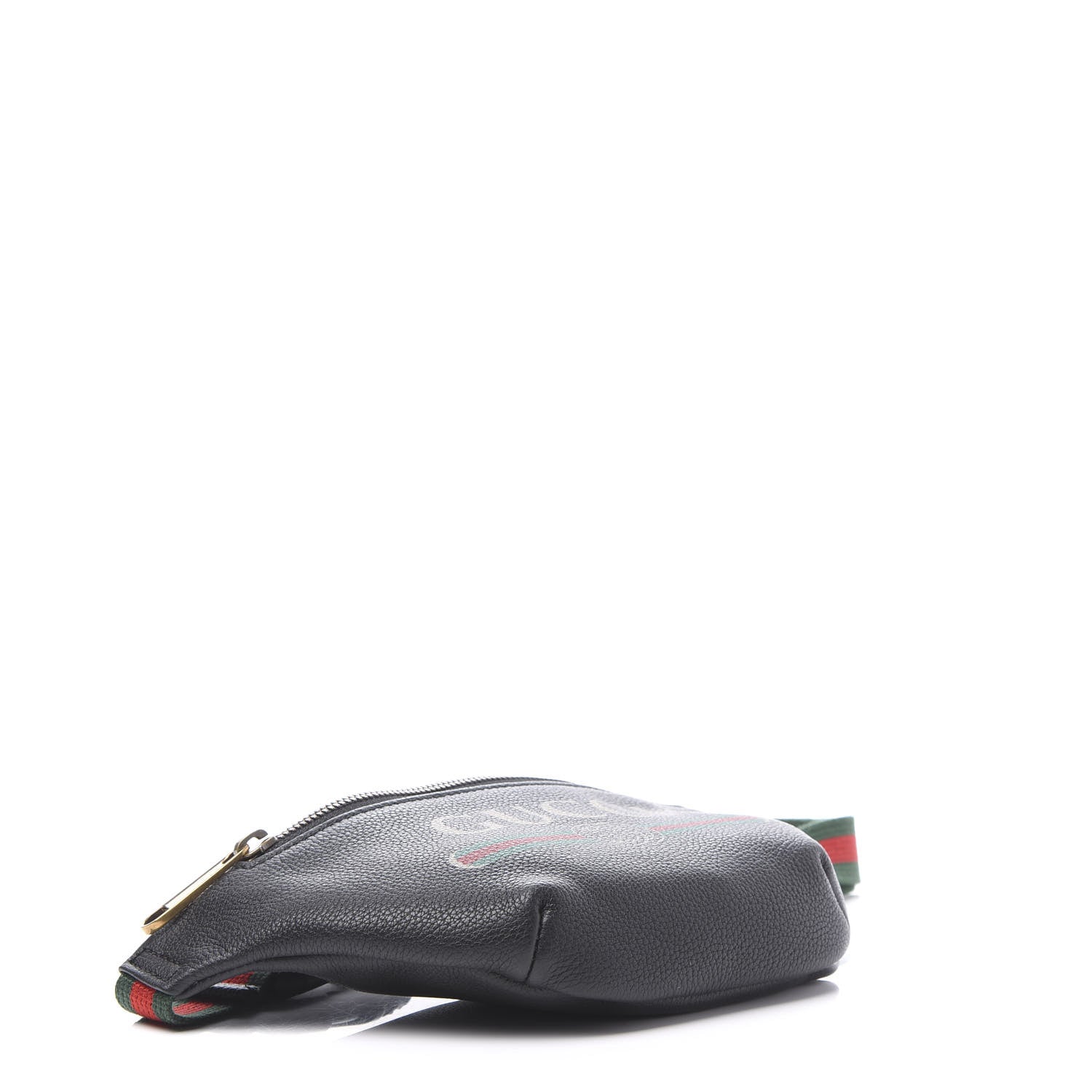 Gucci Grained Calfskin Small Logo Belt Bag Black 3 of 9