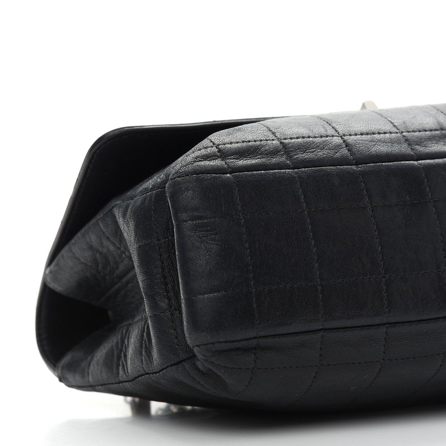 Chanel Lambskin Chocolate Bar Mademoiselle Flap Black 9 of 11