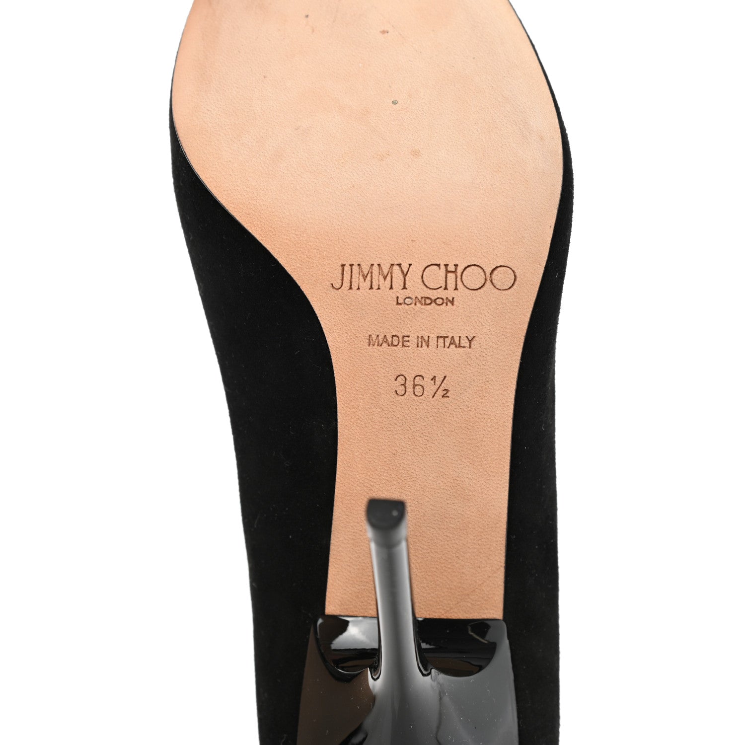 Jimmy Choo Suede Agnes Pumps 36.5 Black 6 of 9