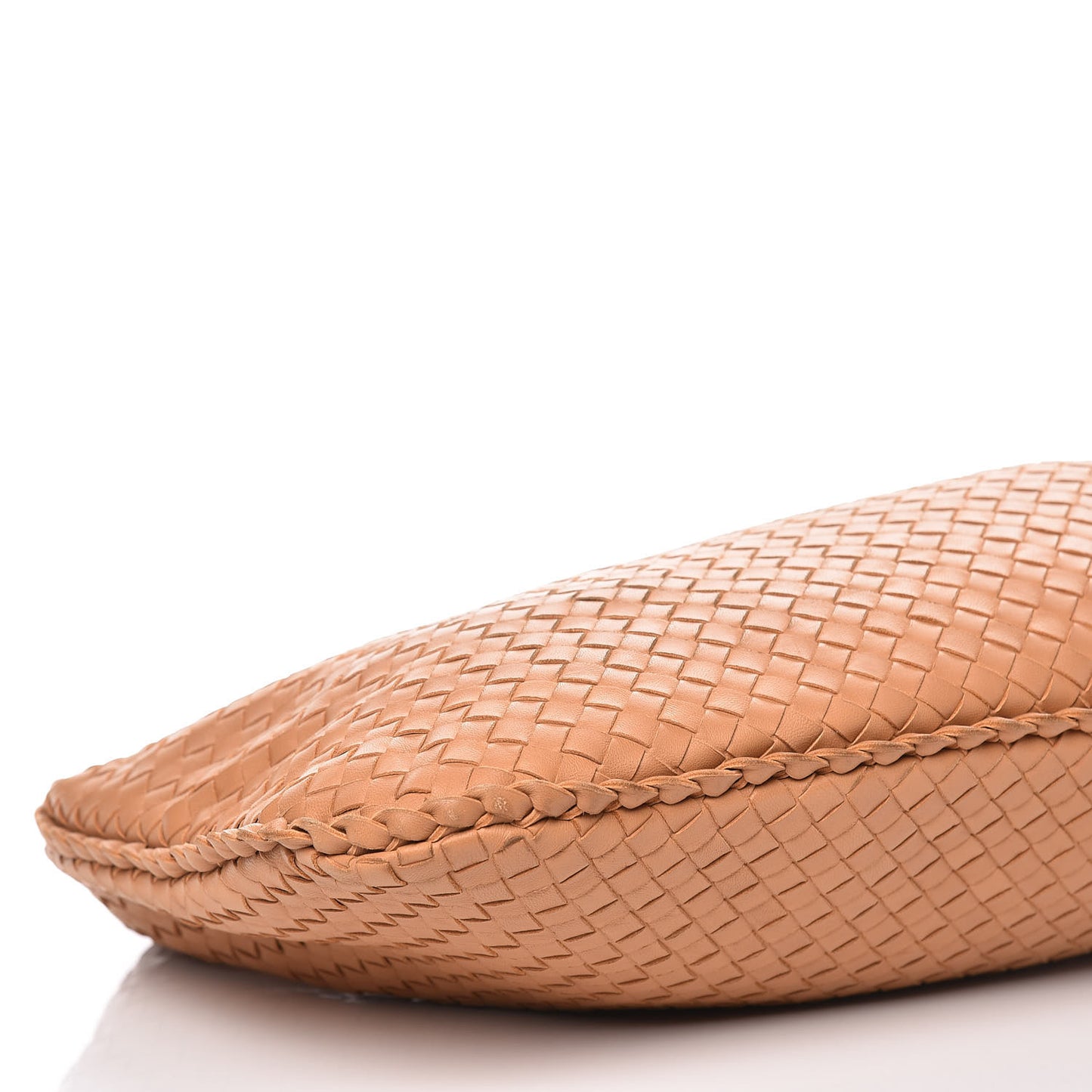 Nappa Intrecciato Large Veneta Hobo Noce