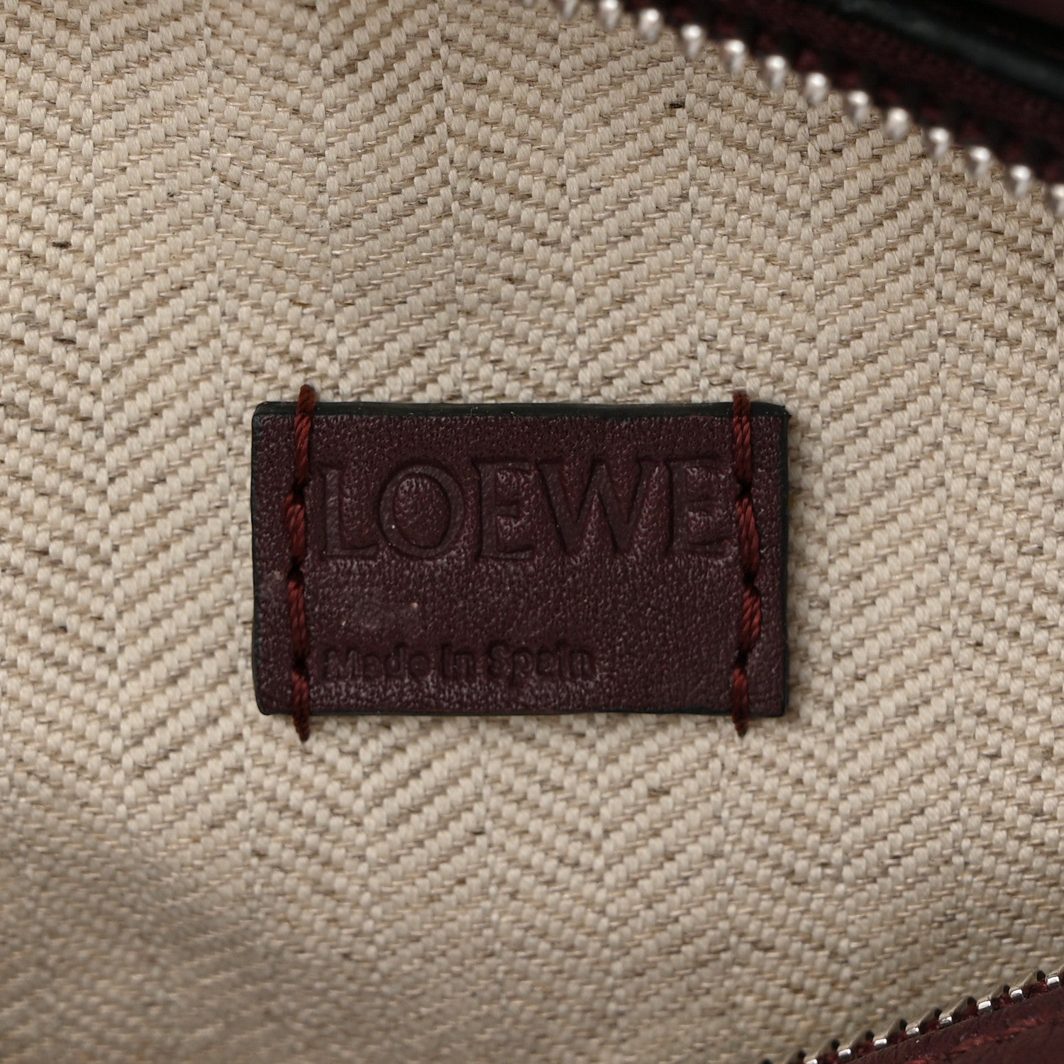 Loewe Calfskin Mini Puzzle Bag Dark Burgundy 6 of 10