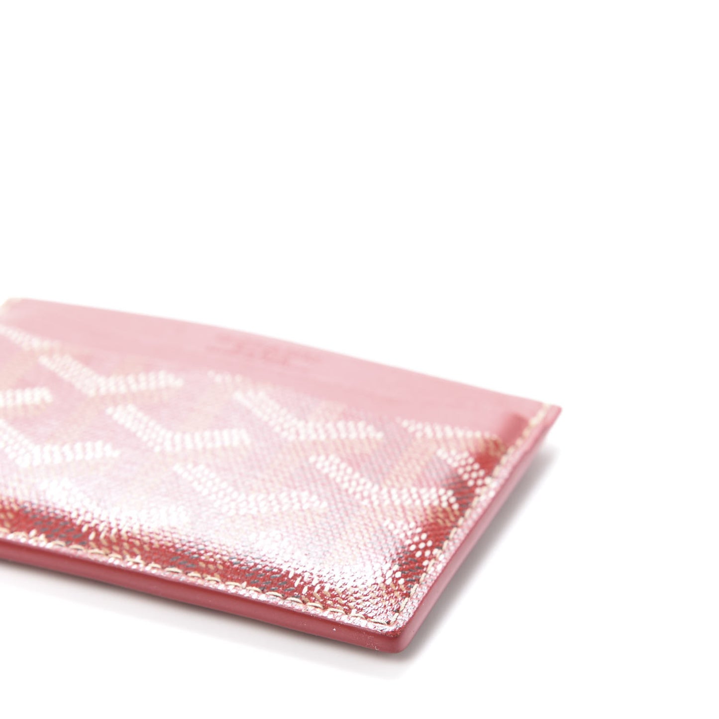 Goyardine Saint Sulpice Card Holder Red