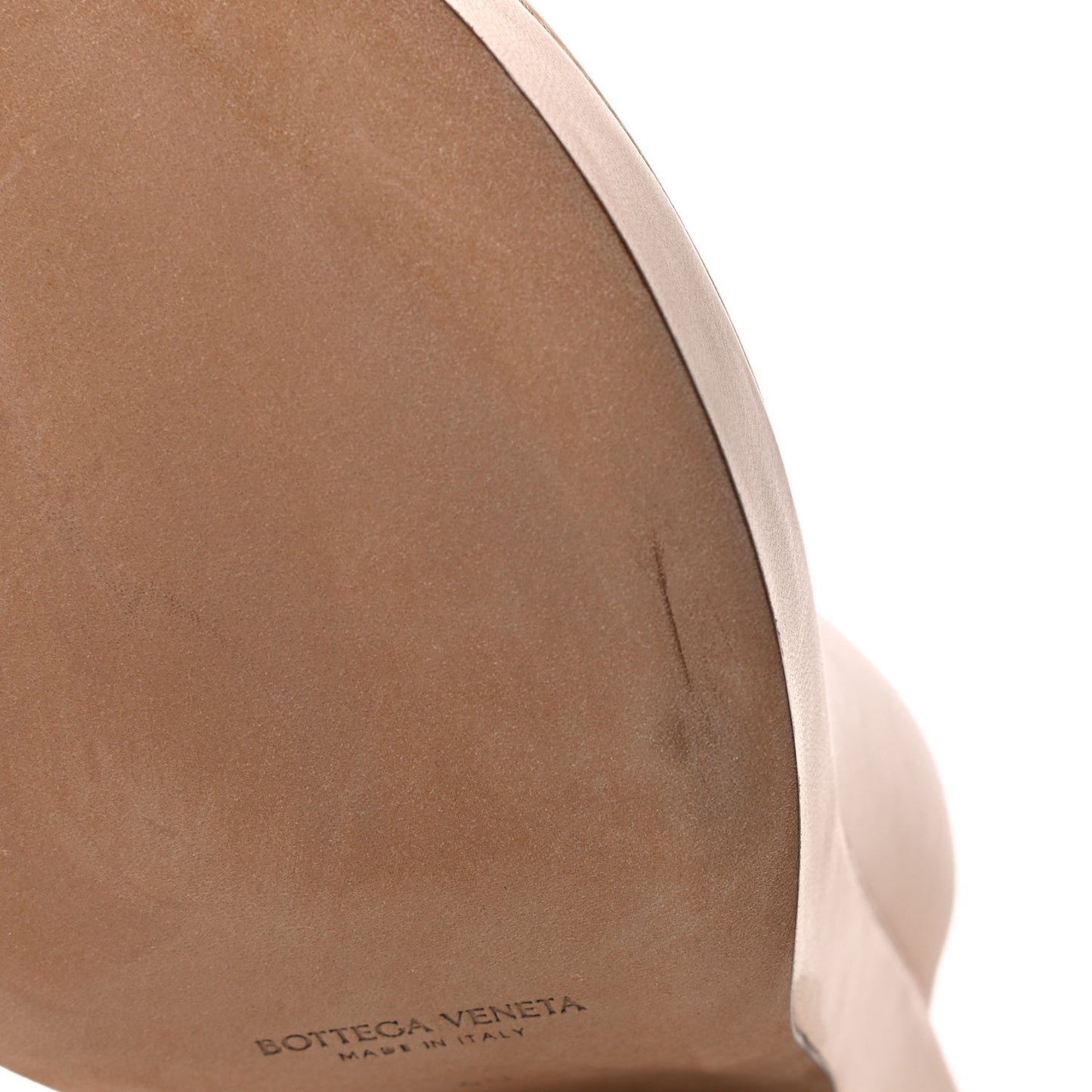 Nappa Slide Platform 115 Wedge Sandals 40 Macaroon