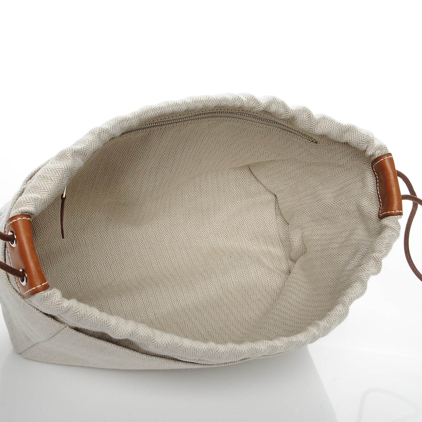 Canvas Barenia Fourbi 25 MM Pouch Naturel Fauve