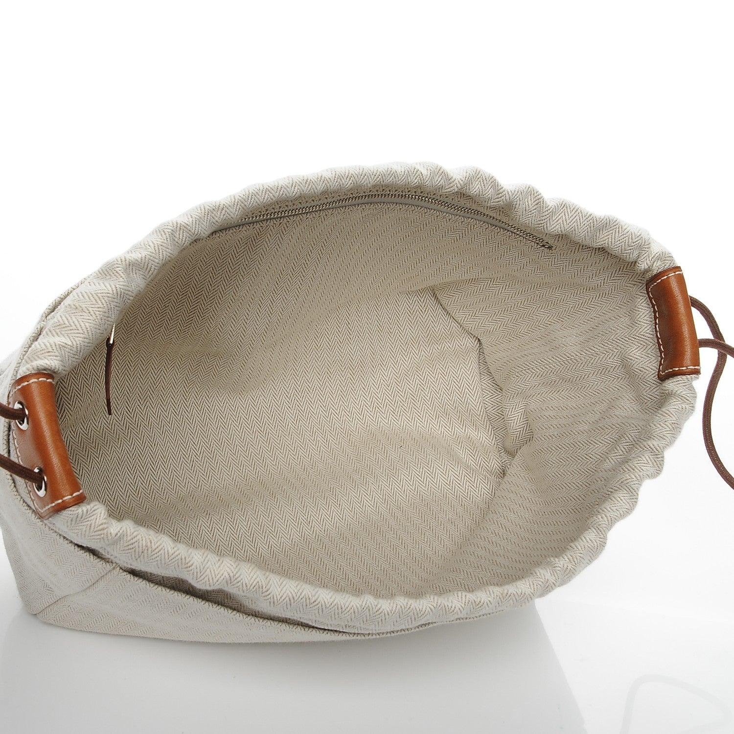 Hermes Canvas Barenia Fourbi 25 MM Pouch Naturel Fauve 5 of 7