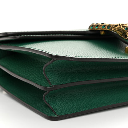 Gucci Pebbled Calfskin Small Dionysus Shoulder Bag Emerald 9 of 10