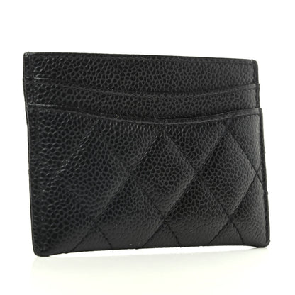 Chanel Caviar Quilted Card Holder Black 3 of 8