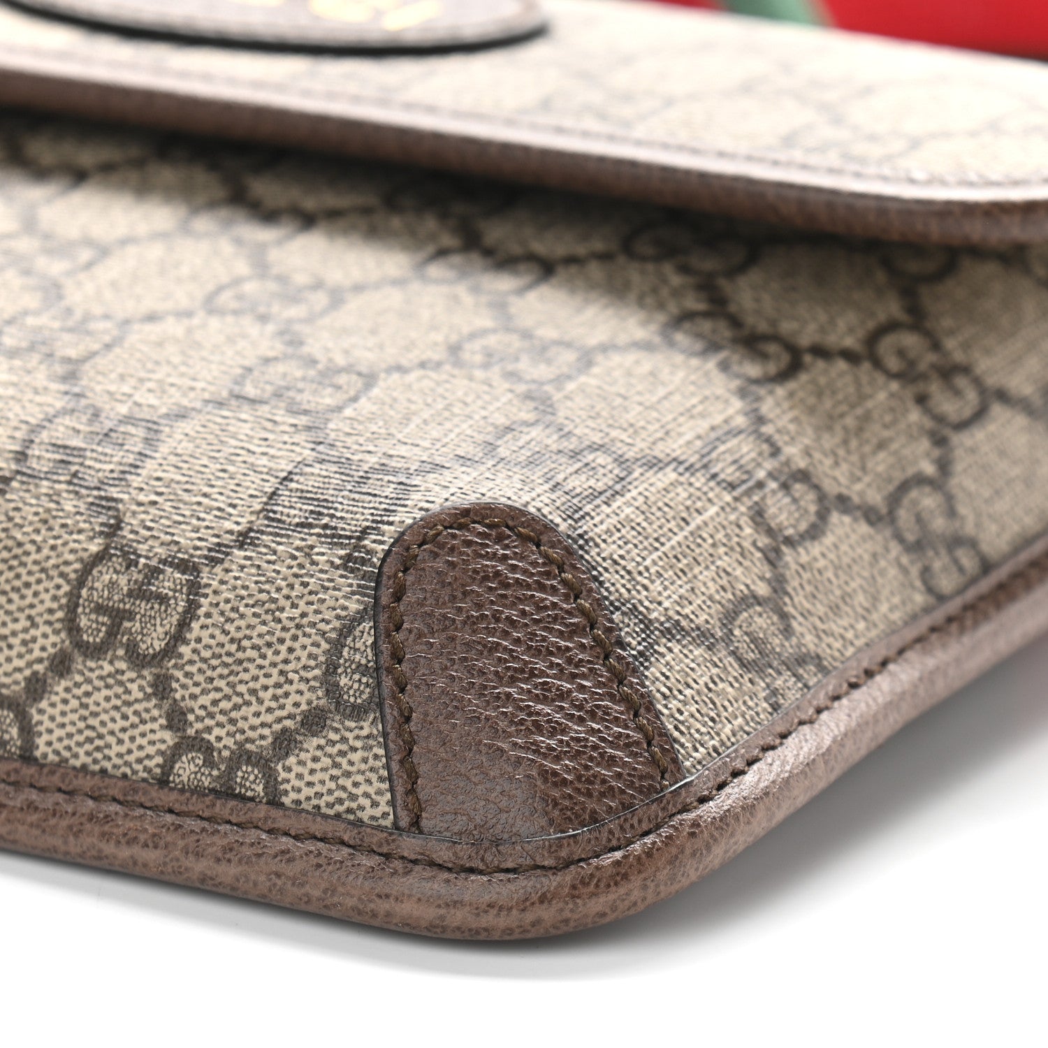Gucci GG Supreme Monogram Neo Vintage Web Belt Bag Brown 6 of 9