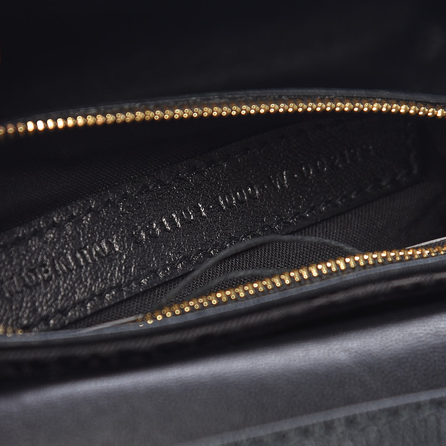 Balenciaga Jacquard Nylon Calfskin Shift Wallet On Strap Black 7 of 10