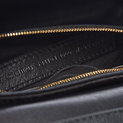 Balenciaga Jacquard Nylon Calfskin Shift Wallet On Strap Black 7 of 10