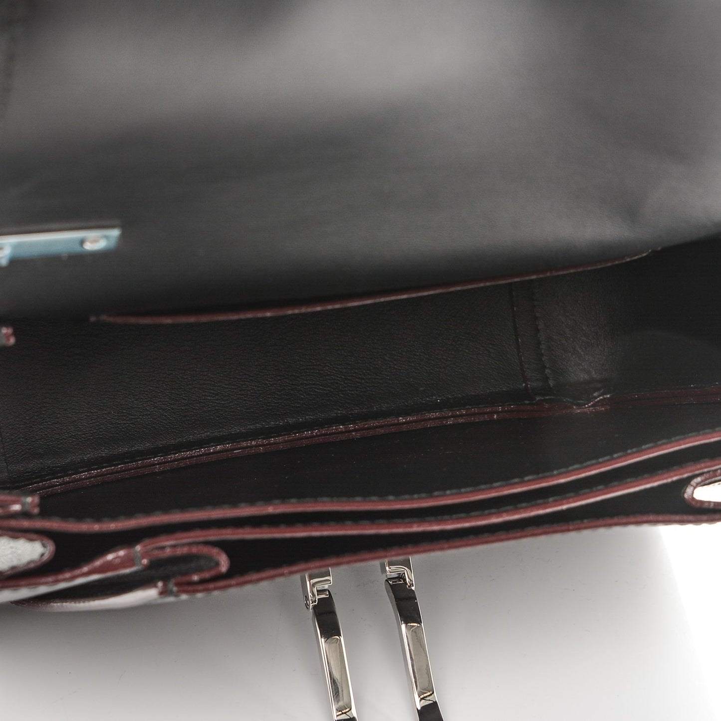 Smooth Leather Hava Shoulder Bag Black