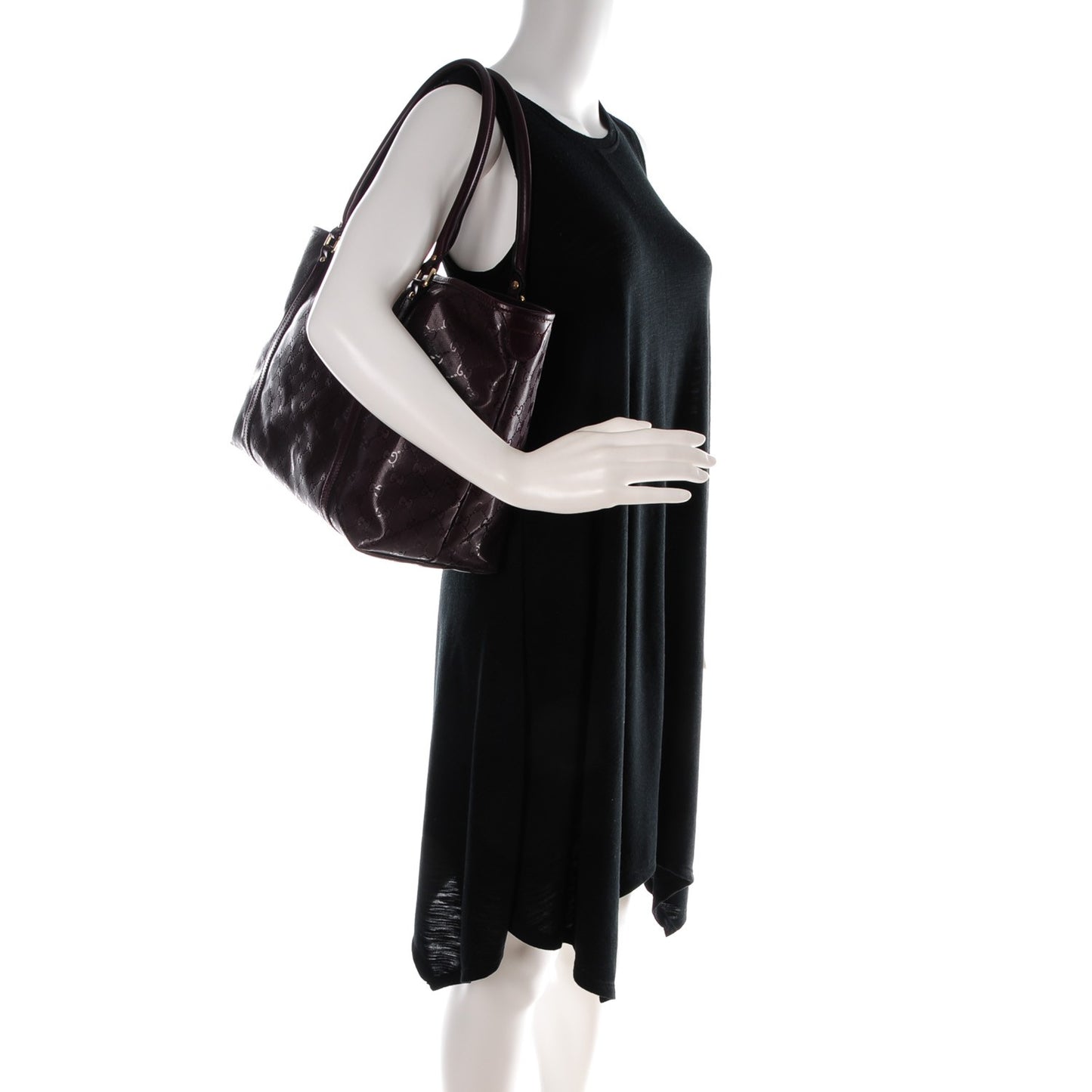 Imprime Monogram Medium Joy Tote Bordeaux
