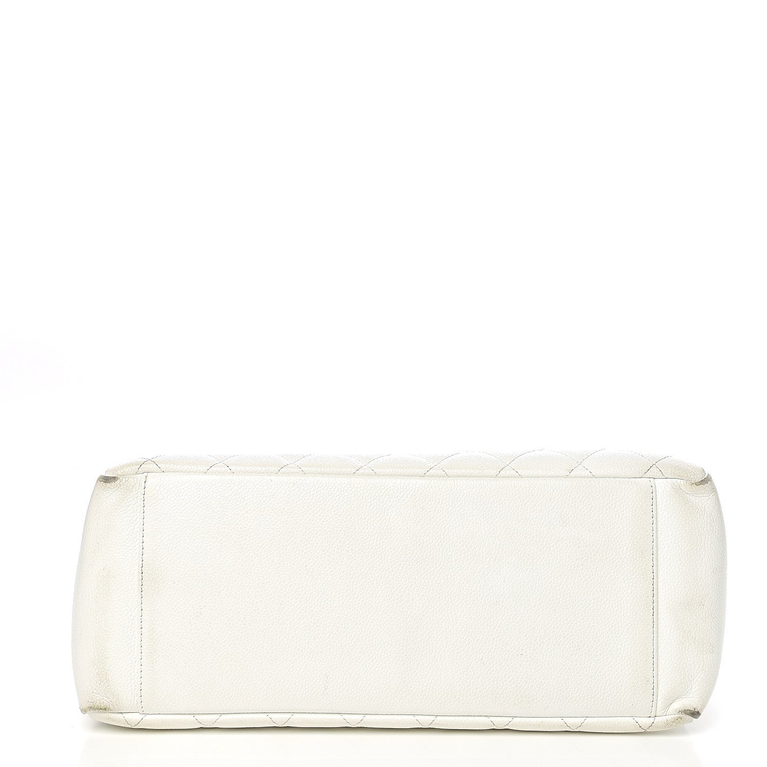 Chanel Caviar Quilted Grand Shopping Tote GST White 22 of 23
